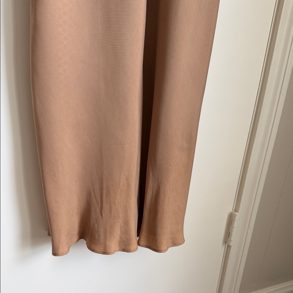 Slip Dress in Camel - Women - Picture 7 of 8
